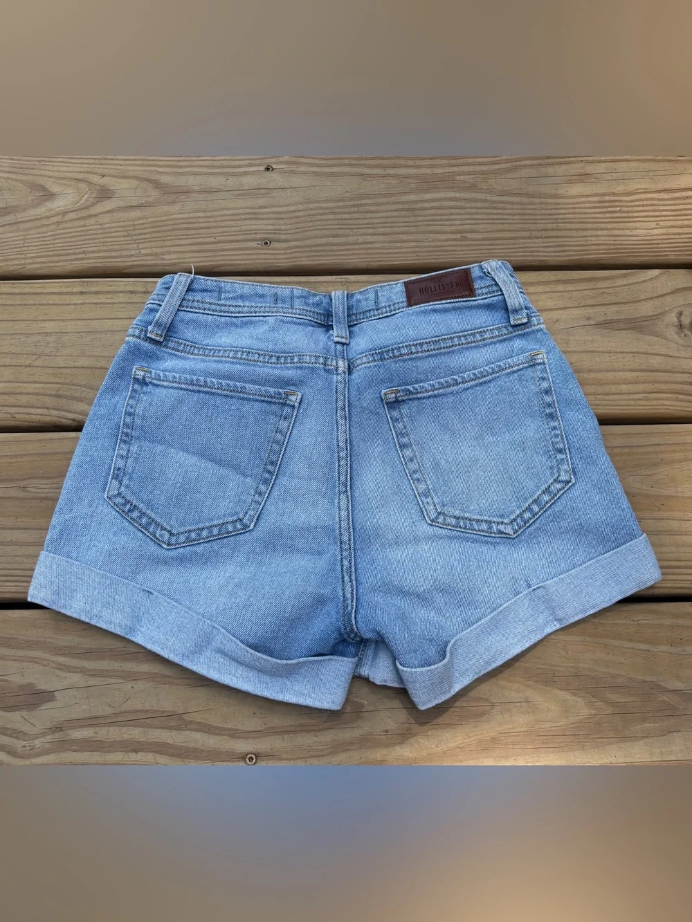 Hollister High-Rise Denim Shorts